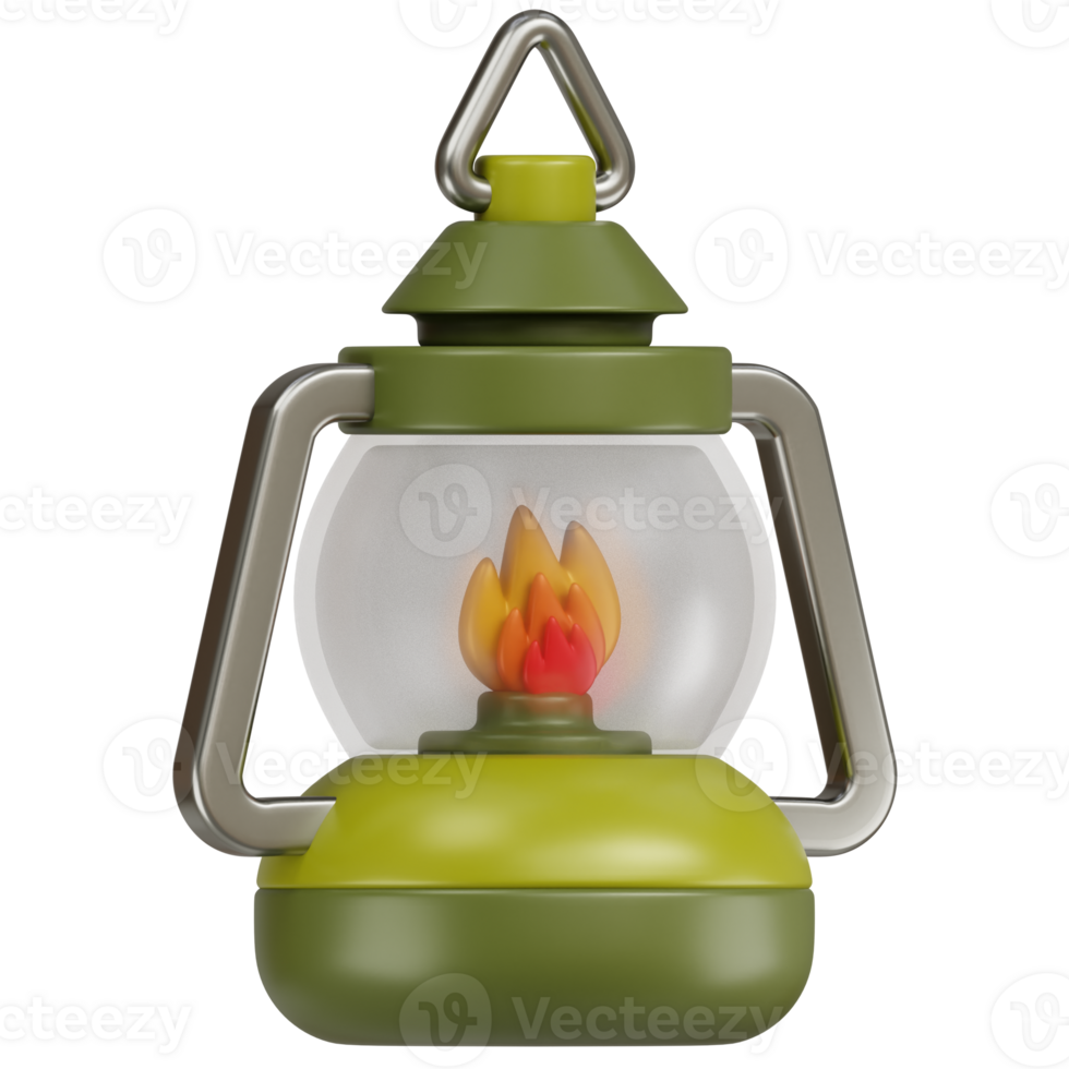 Lantern 3d illustration png