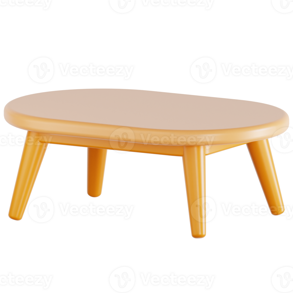 Dining Table 3d illustration png