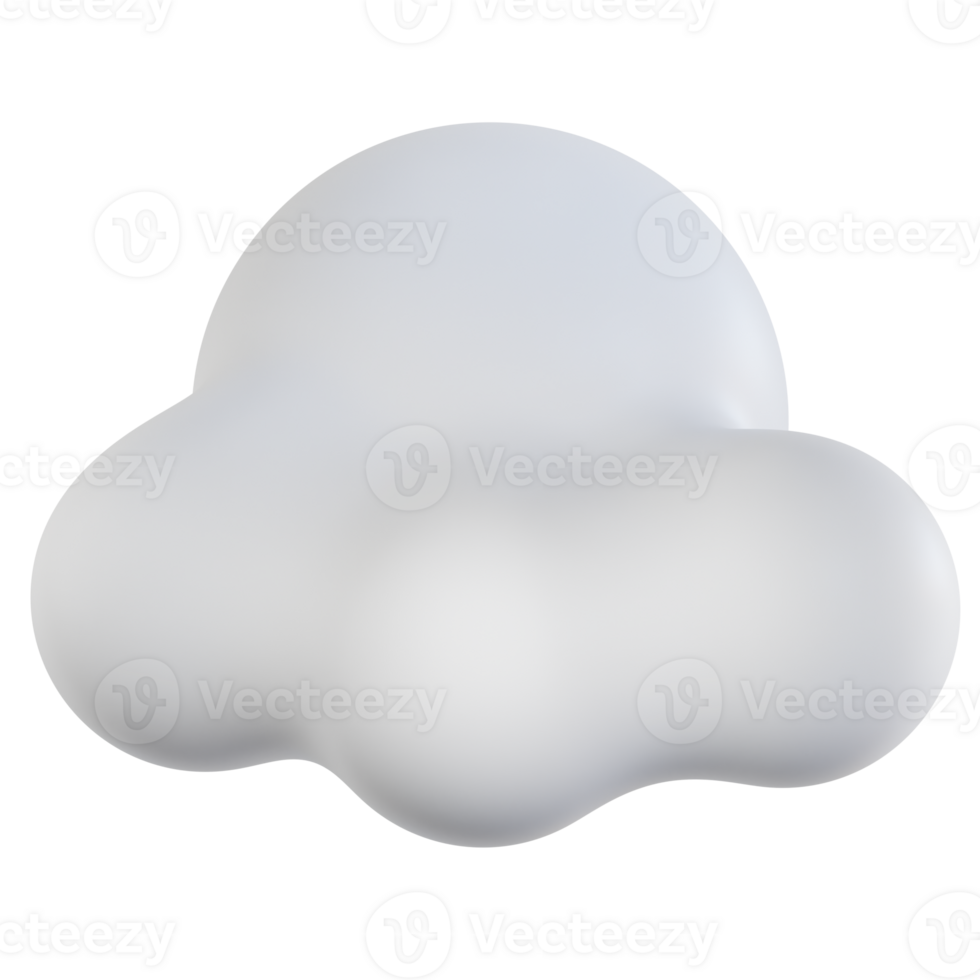 Cloud 3d illustration png