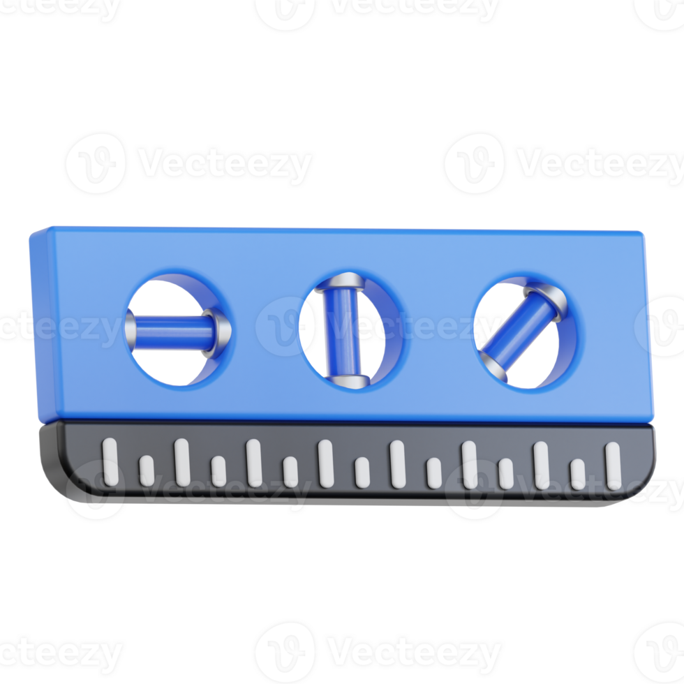 Waterpass 3d illustration png