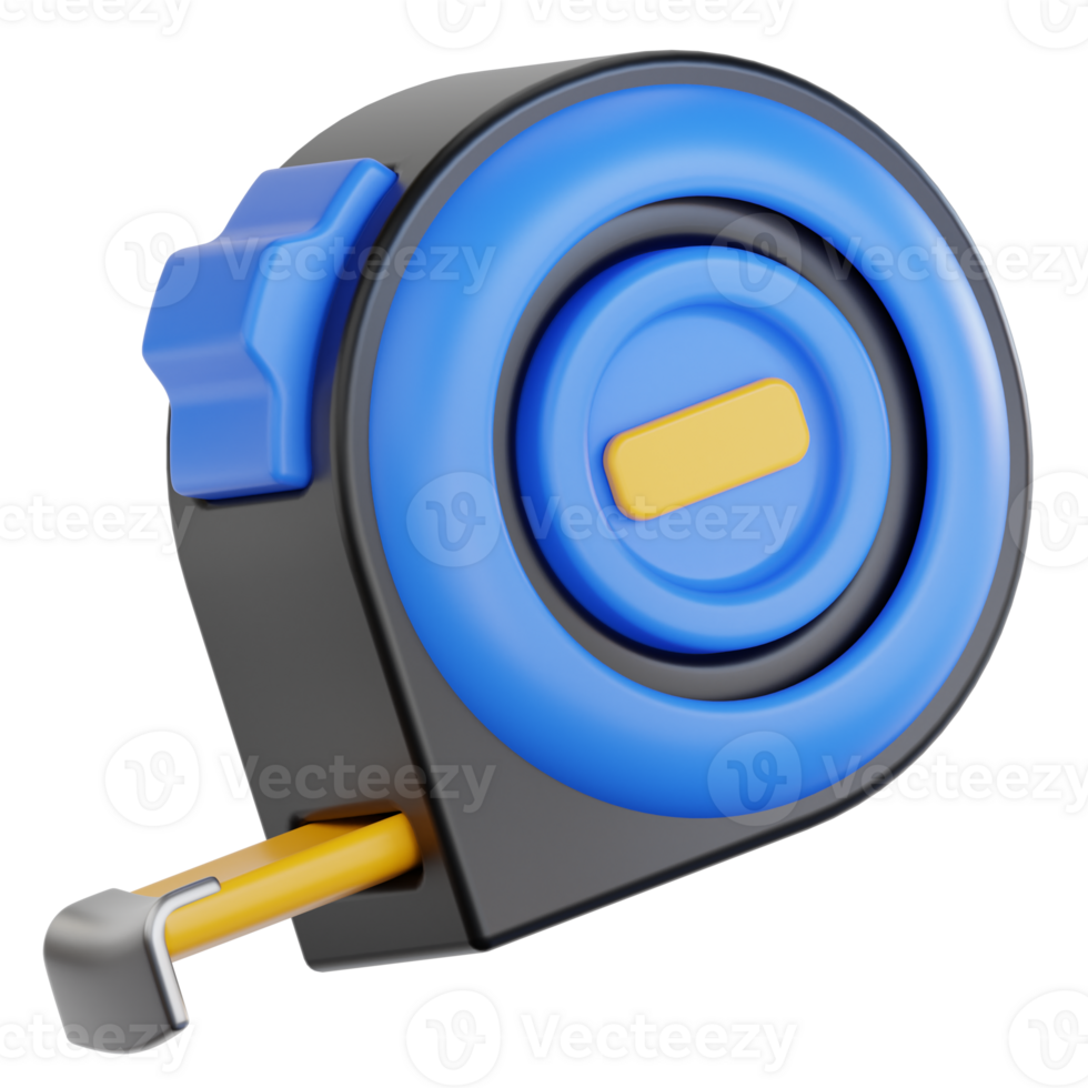 Tape Measure 3d illustration png