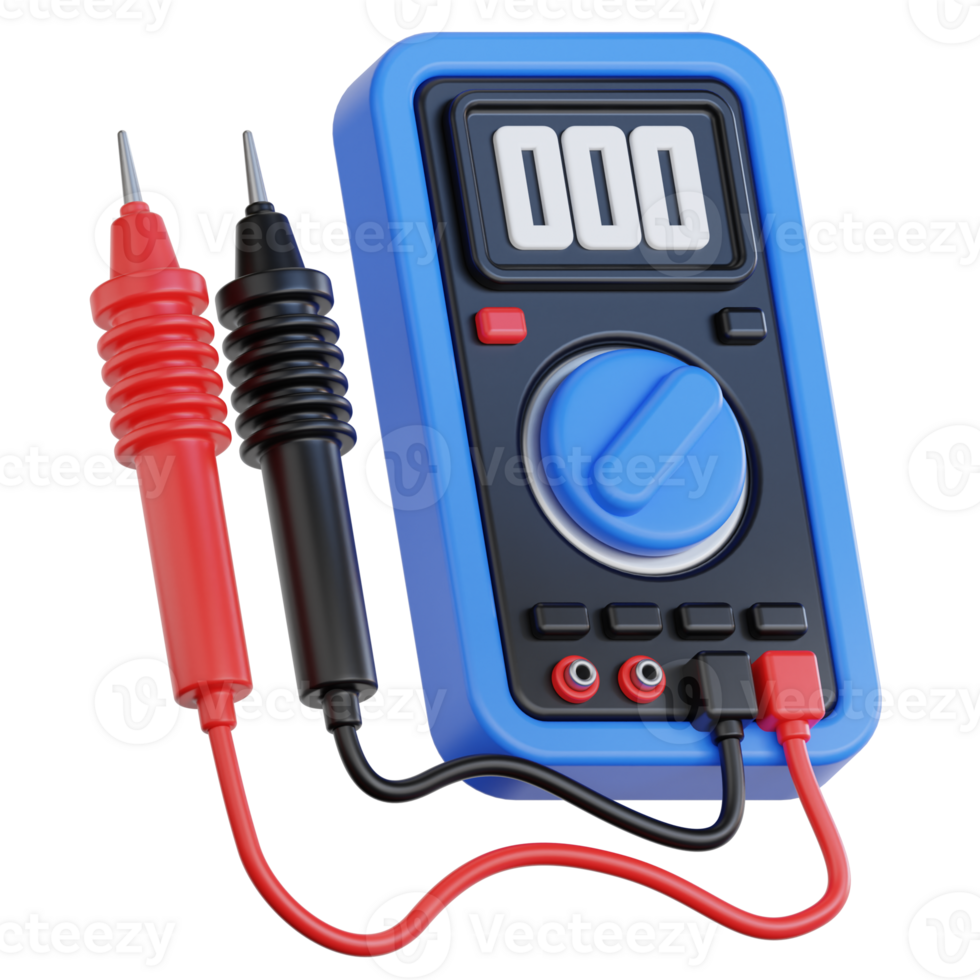 Multimeter 3d illustration png