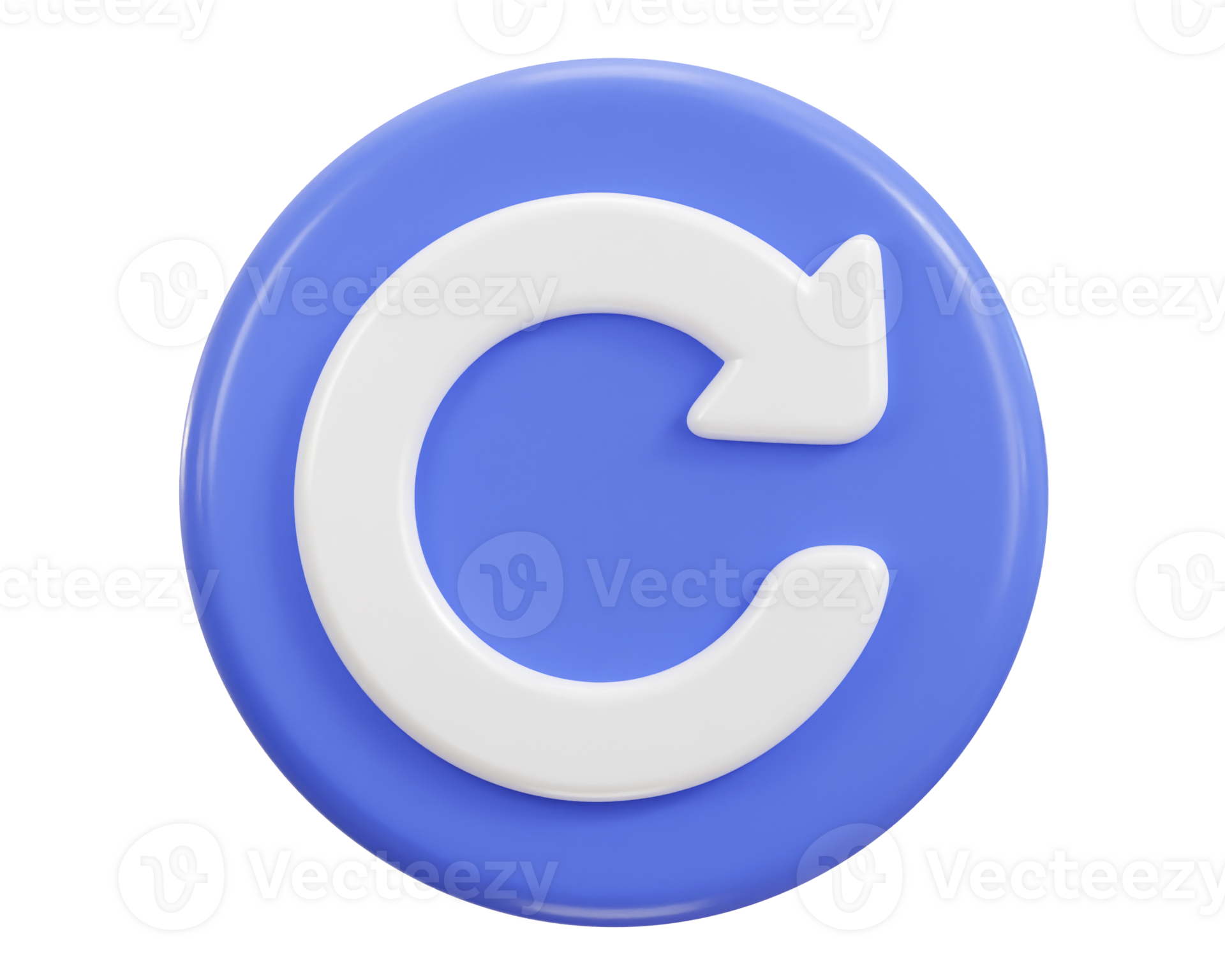 recycle refresh reload symbol 3d render icon illustration 47247362 PNG