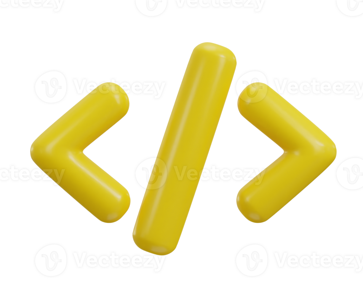 3d code icon programming code symbols software and web development icon ...