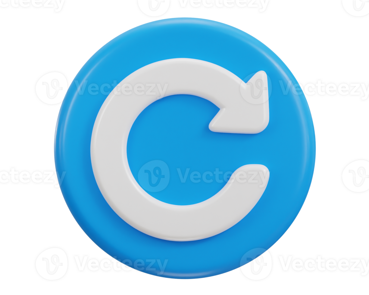 recycle symbol 3d icon illustration png