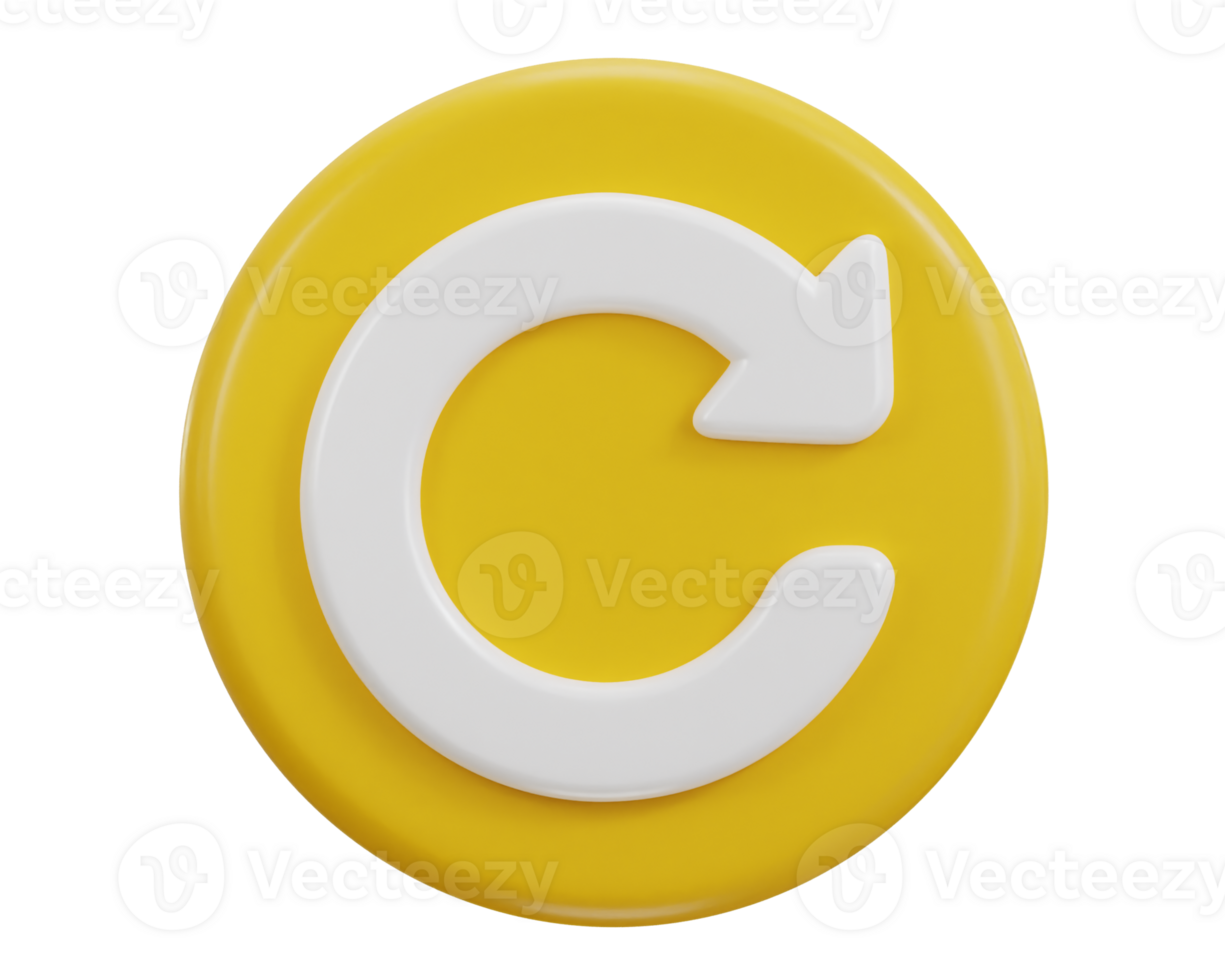 recycle symbol 3d icon illustration png