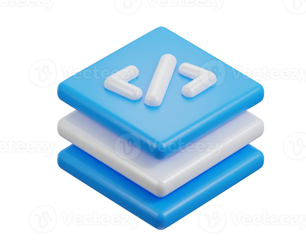 3d code icon design illustration 47247505 PNG