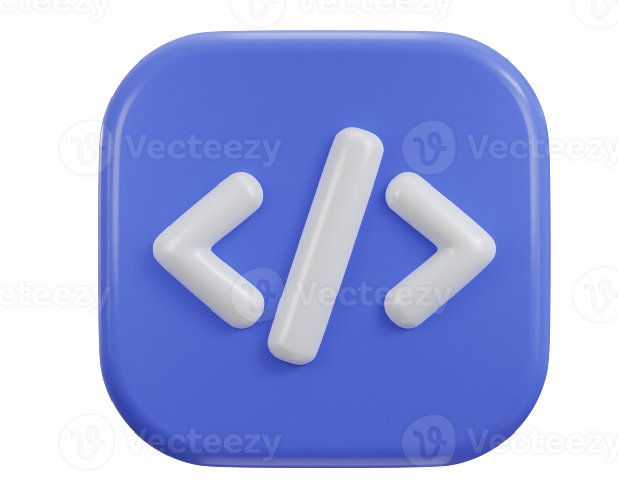 3d coding icon illustration 47247642 PNG