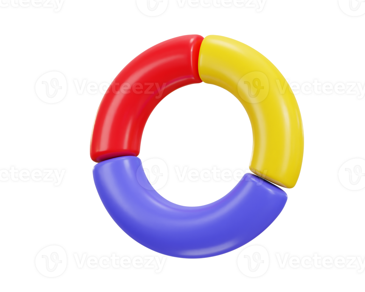 3d diagram pie chart icon png