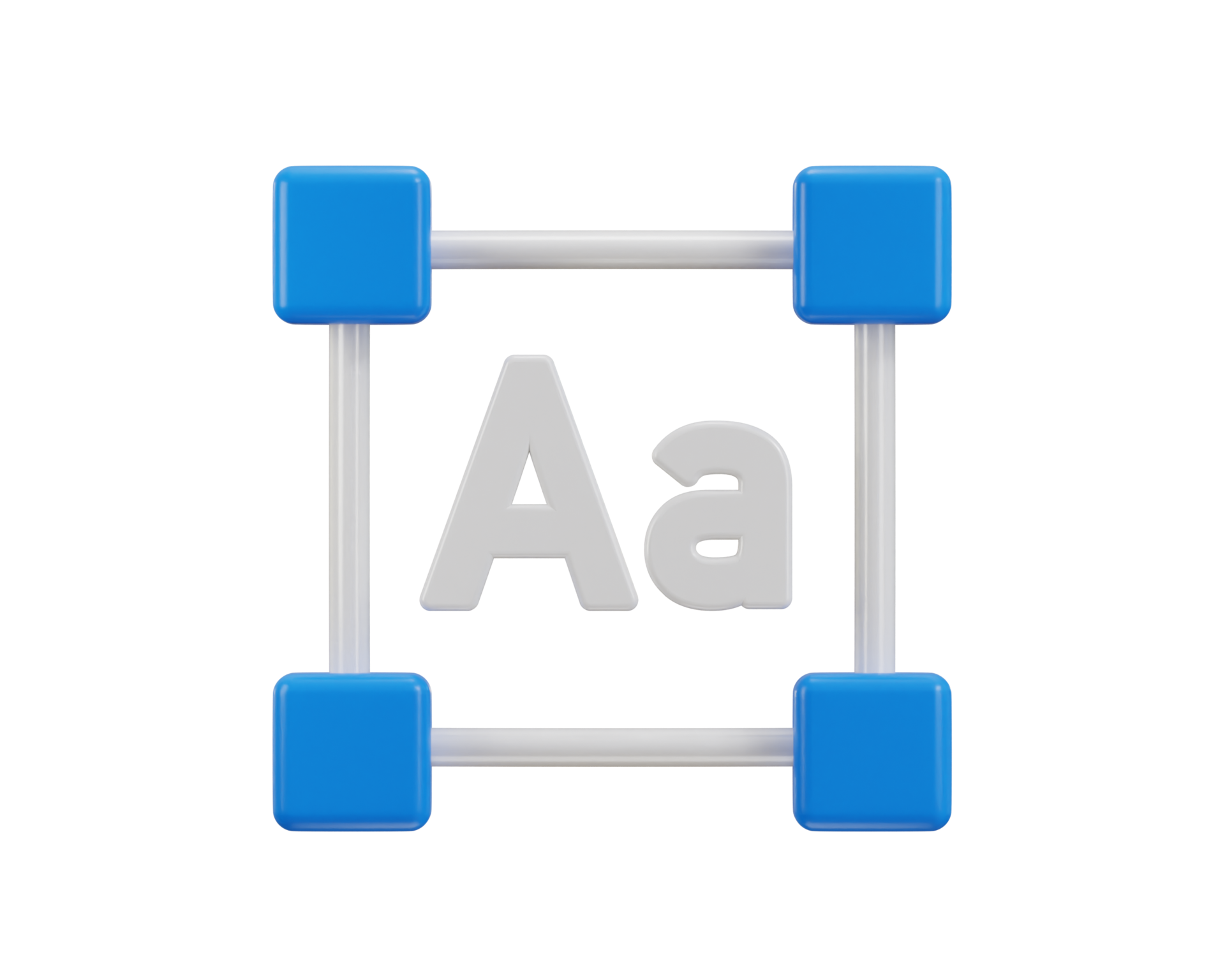 Text tool icon 3d rendering illustration 47247959 png