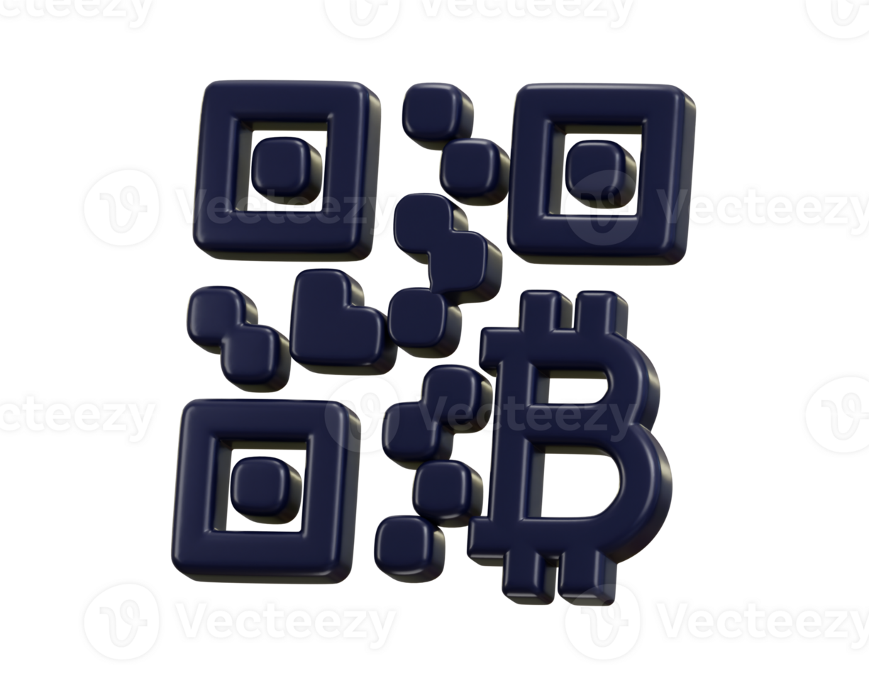 3d qr code icon png