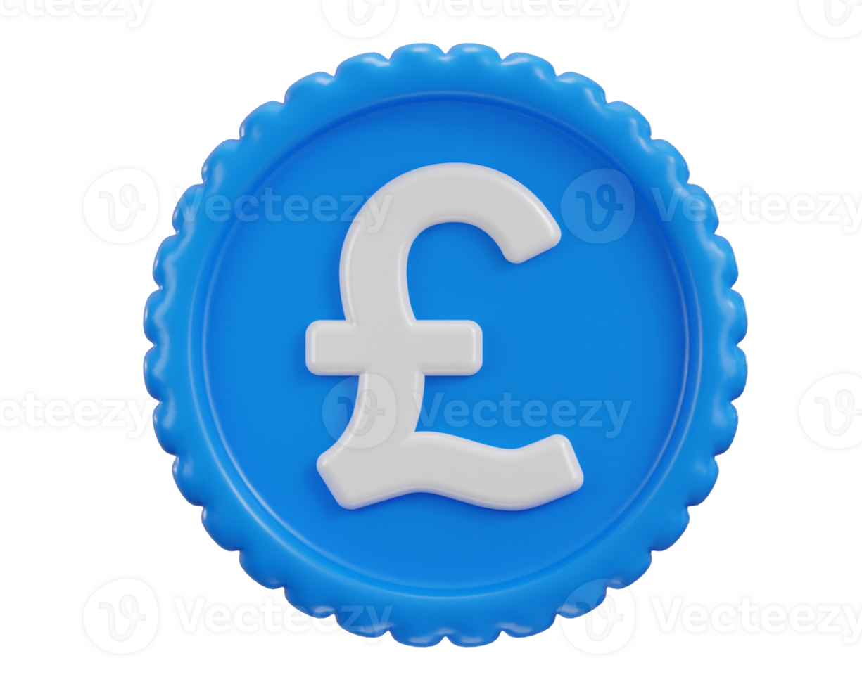pound coin icon. Currency exchange, finance and investment concept png