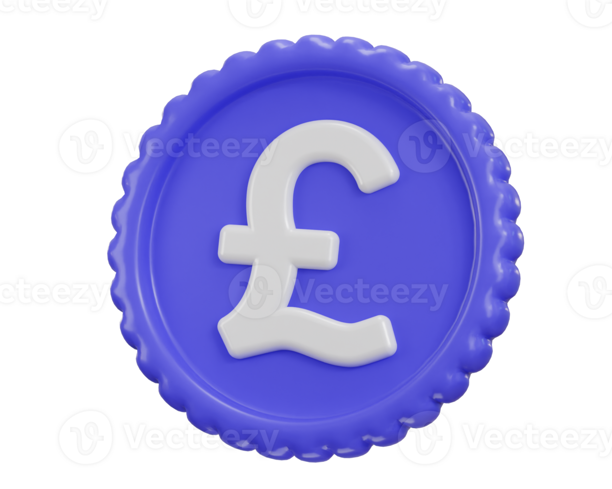 pound coin icon. Currency exchange, finance and investment concept png