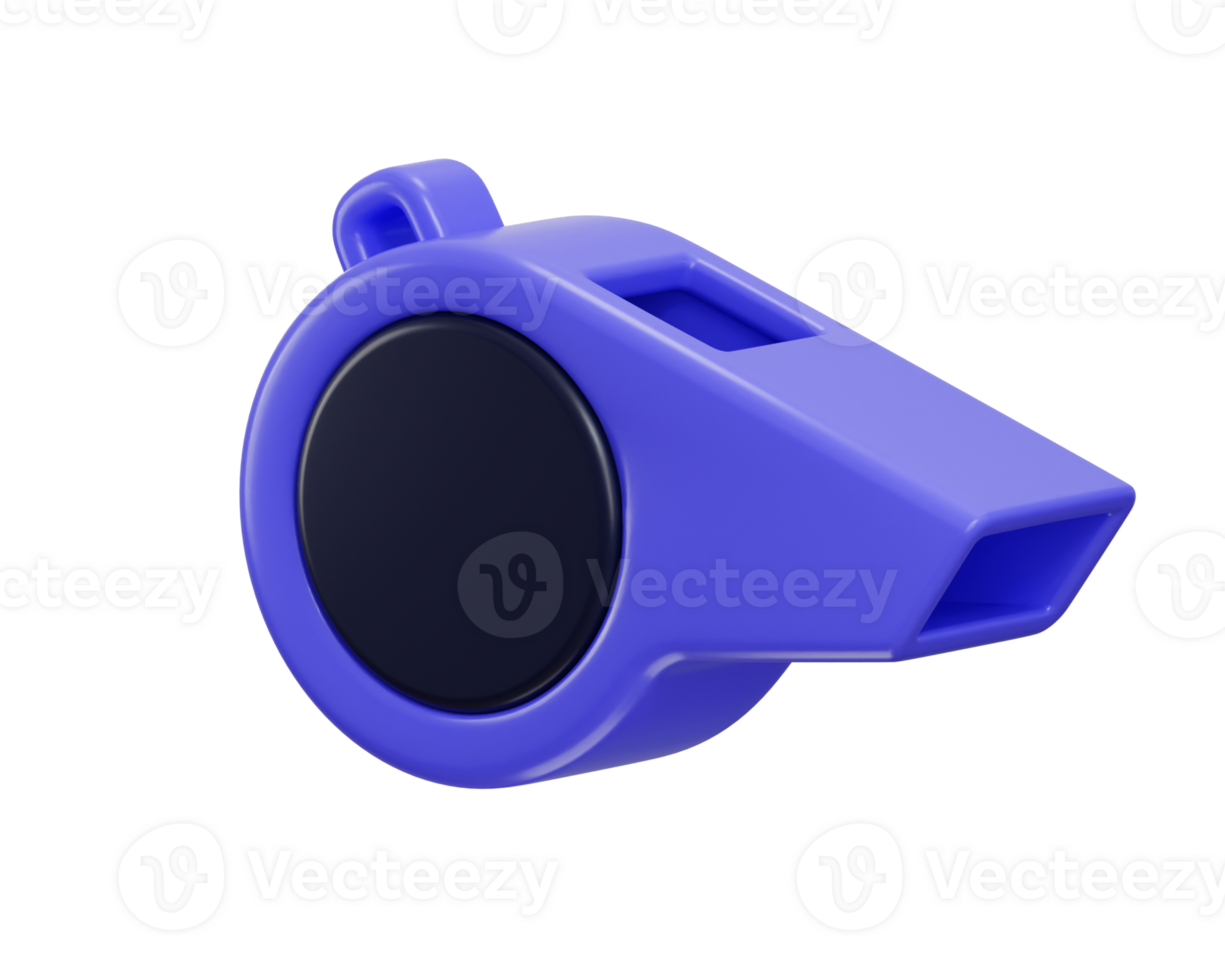 whistle icon 3d rendering illustration png
