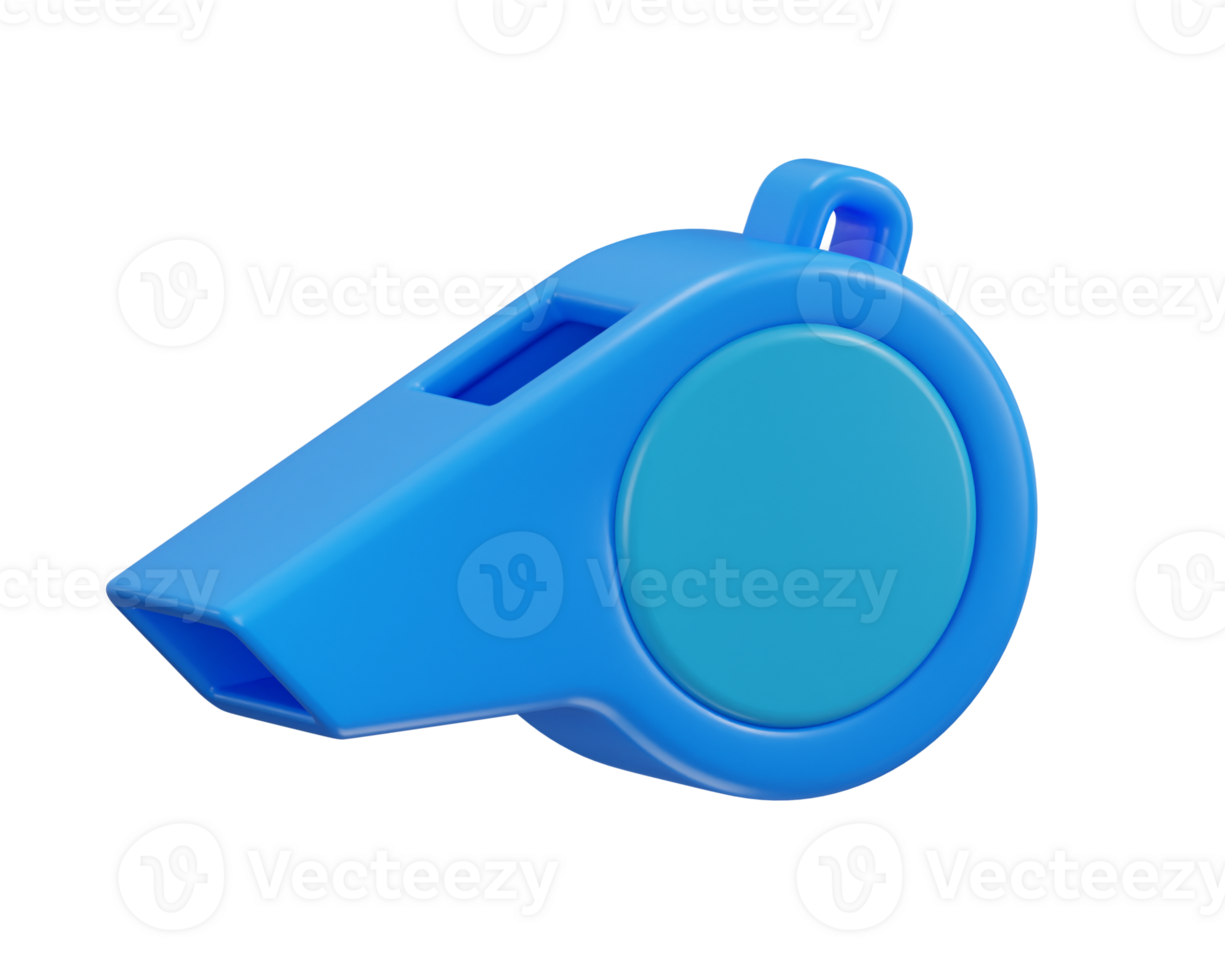whistle icon 3d rendering illustration png