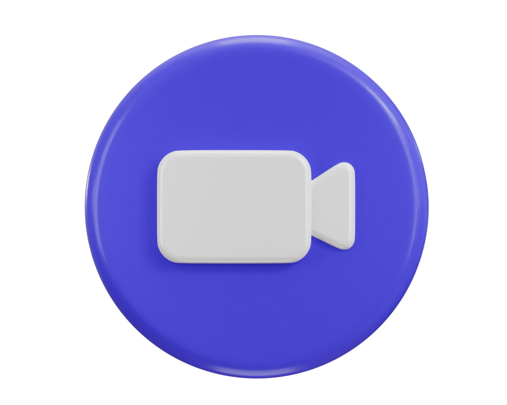 zoom call button icon 3d rendering illustration 47248146 PNG