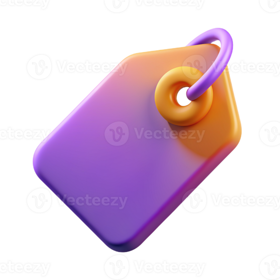 3D price tag icon 3D price tag symbol 3D price tag photo png