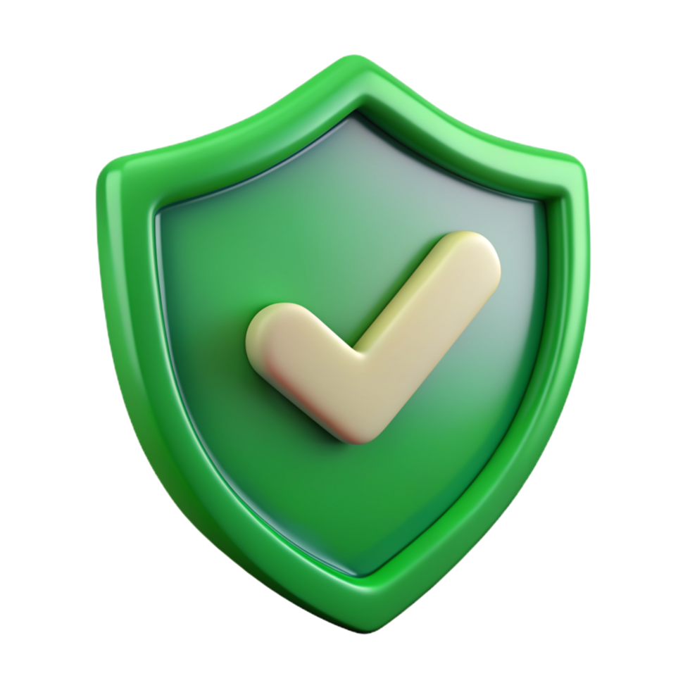 3D shield checkmark icon 3D shield checkmark symbol 3D shield checkmark photo png