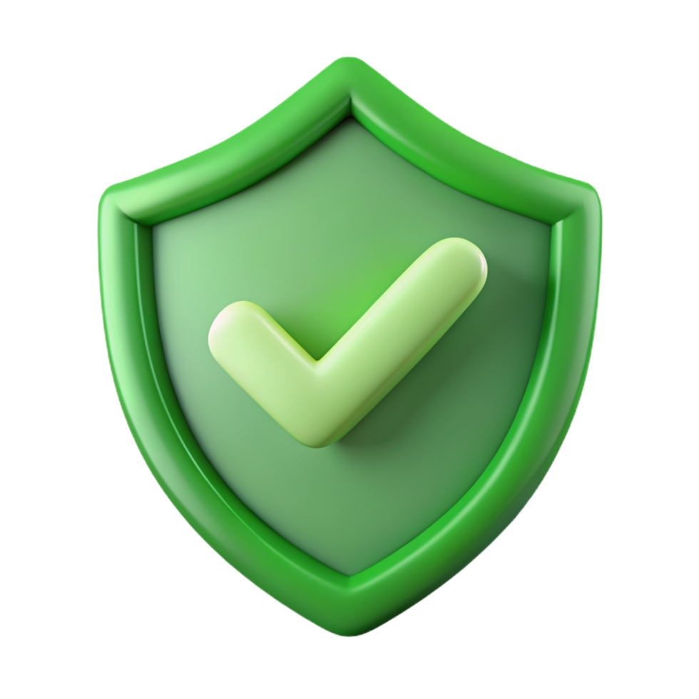 3D shield checkmark icon 3D shield checkmark symbol 3D shield checkmark photo png