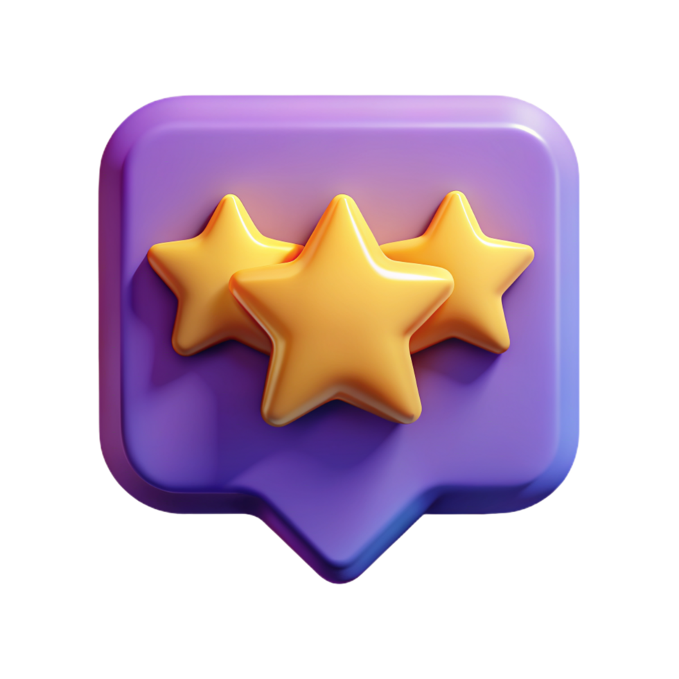 Star review 3D Star review icon 3D Star review icon symbol 3D Star review image png