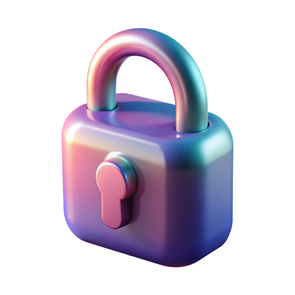 Lock 3D lock icon 3D lock symbol 3D lock image png
