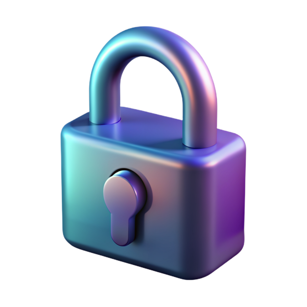 Lock 3D lock icon 3D lock symbol 3D lock image png