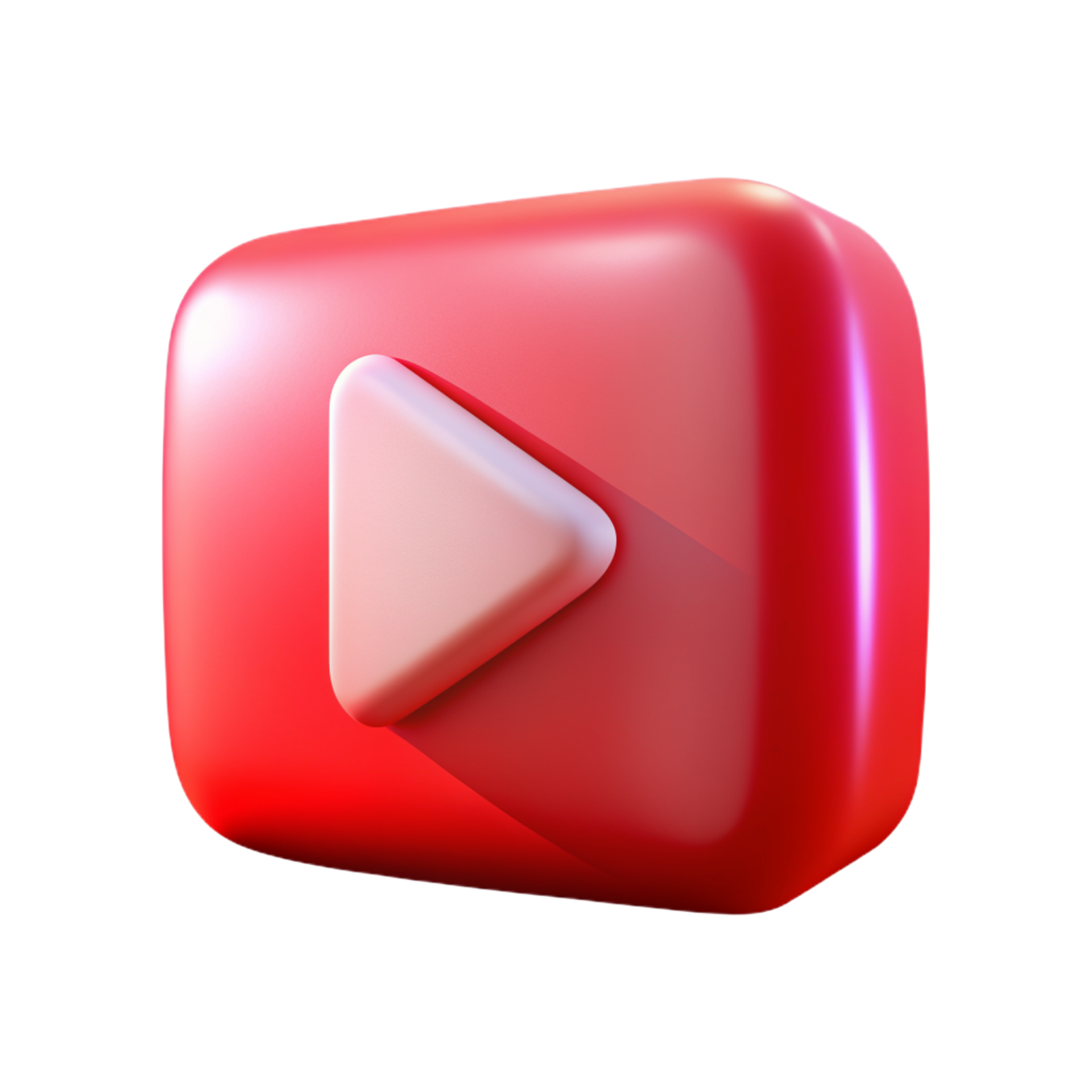 Youtube 3d Youtube logo 3d Youtube icono 3d Youtube símbolo 47248458 PNG