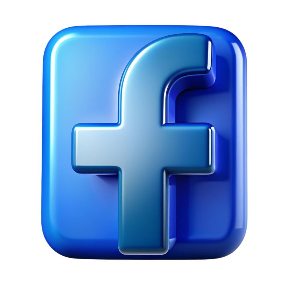 facebook 3d facebook logo 3d facebook icoon 3d facebook symbool png