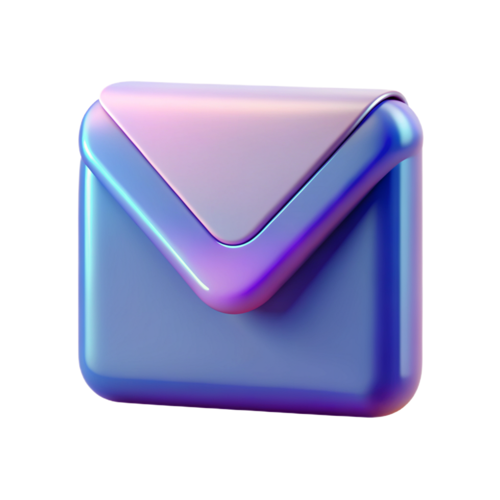 Mail 3D mail icon 3D mail symbol 3D mail image png