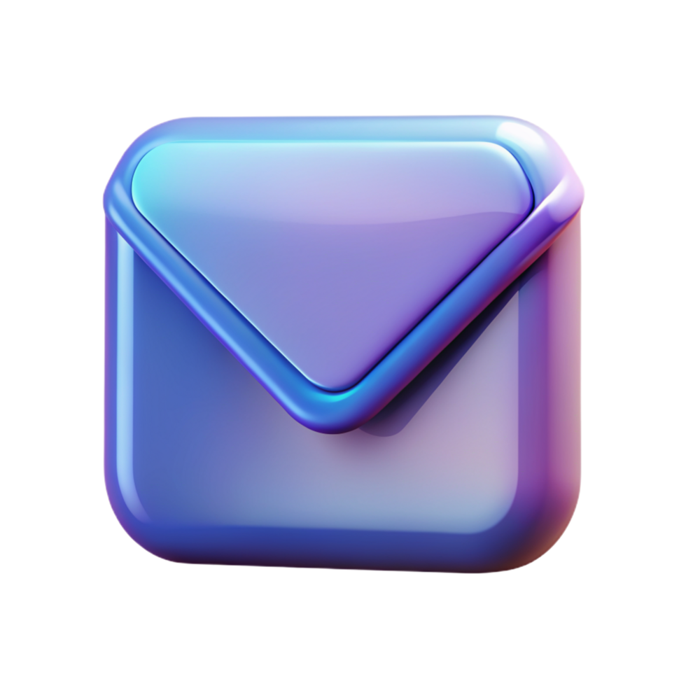 Mail 3D mail icon 3D mail symbol 3D mail image png