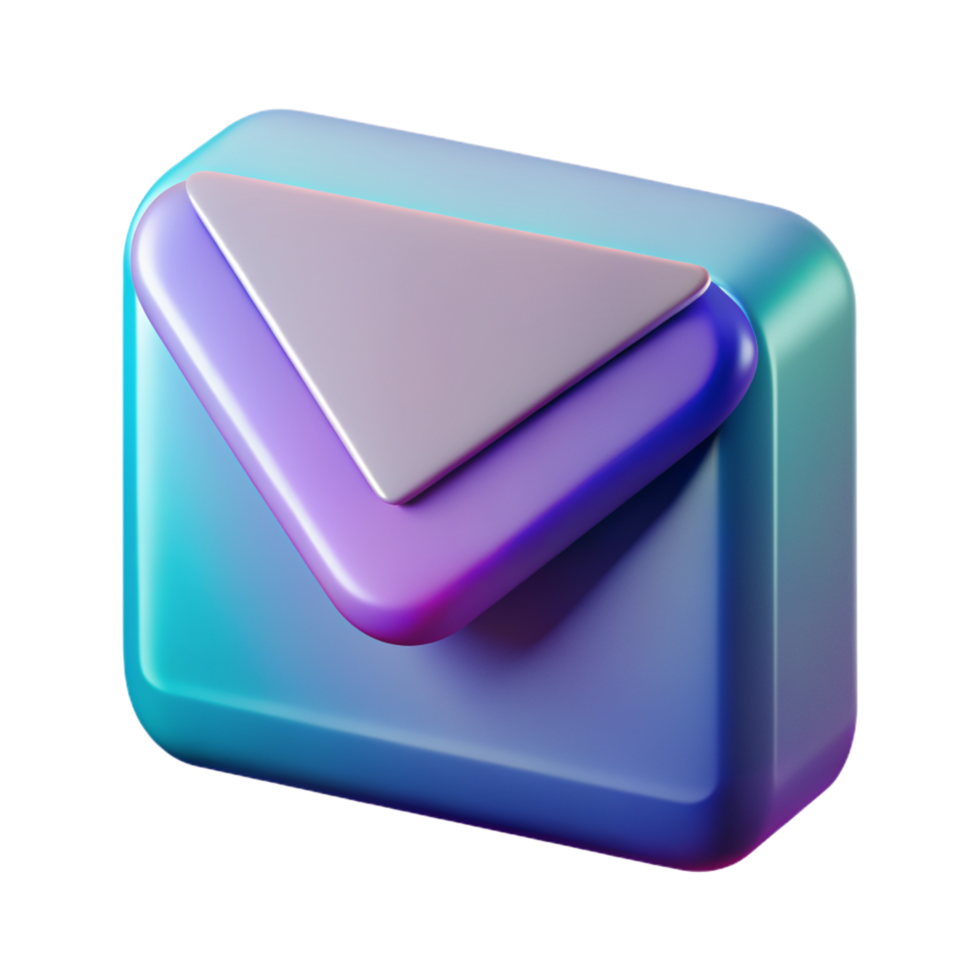 Mail 3D mail icon 3D mail symbol 3D mail image png