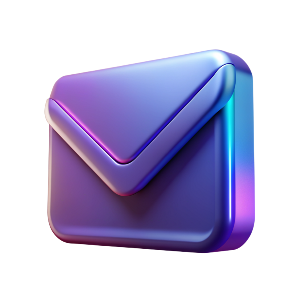 Mail 3D mail icon 3D mail symbol 3D mail image png
