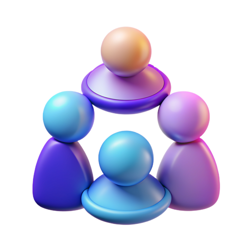 Teamwork 3D teamwork icon 3D teamwork symbol 3D teamwork image png
