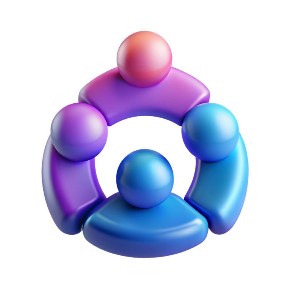 Teamwork 3D teamwork icon 3D teamwork symbol 3D teamwork image png