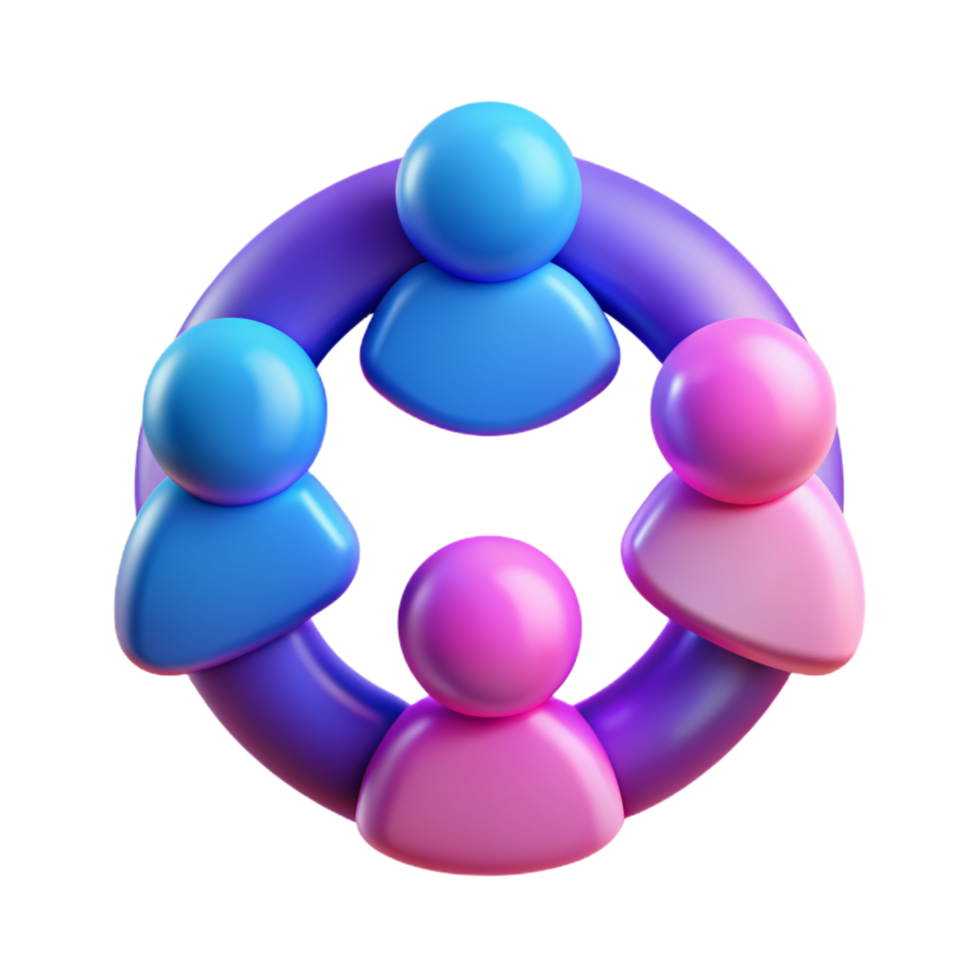 Teamwork 3D teamwork icon 3D teamwork symbol 3D teamwork image png
