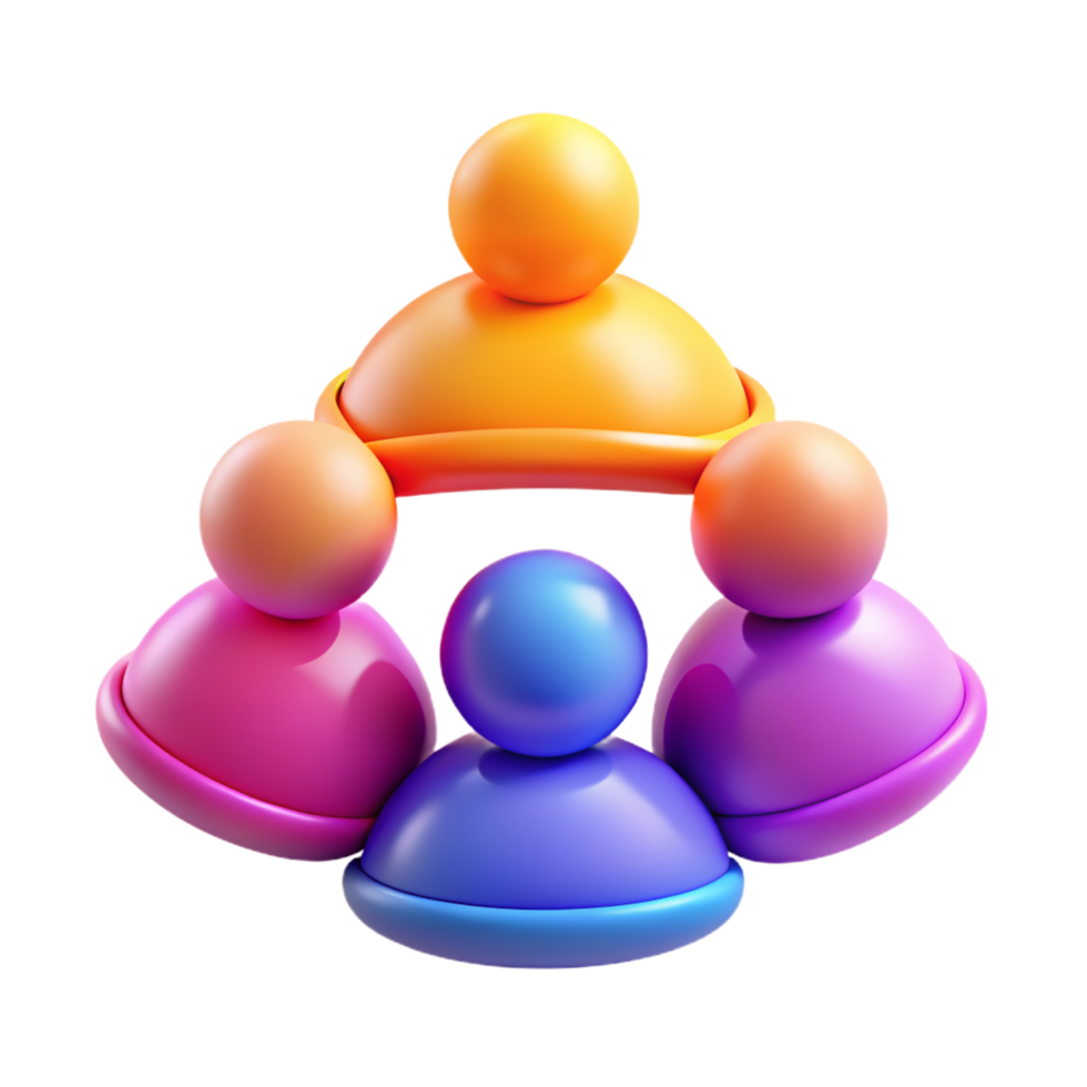 Teamwork 3D teamwork icon 3D teamwork symbol 3D teamwork image png
