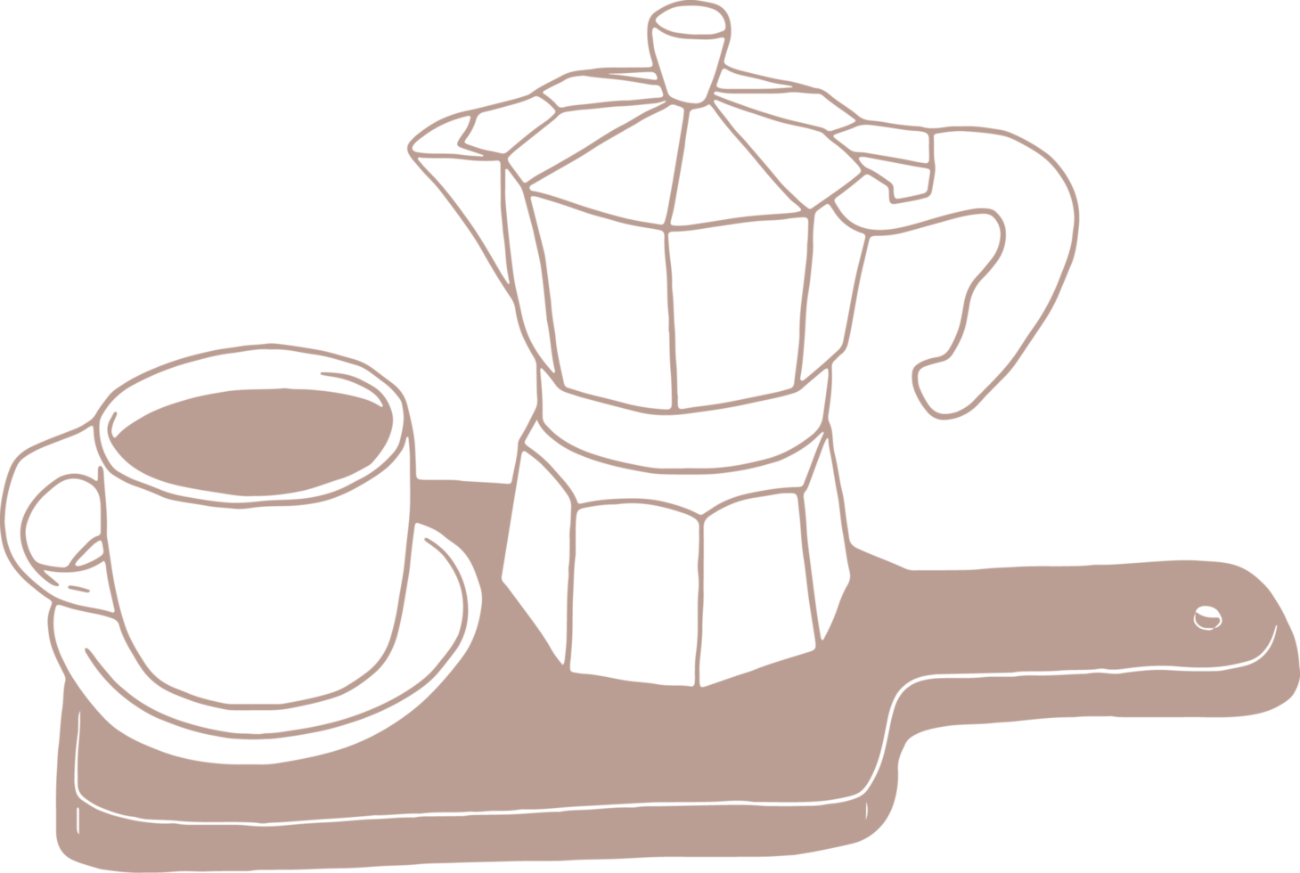 Minimal and simple Barista, coffee maker, coffee shop menu png