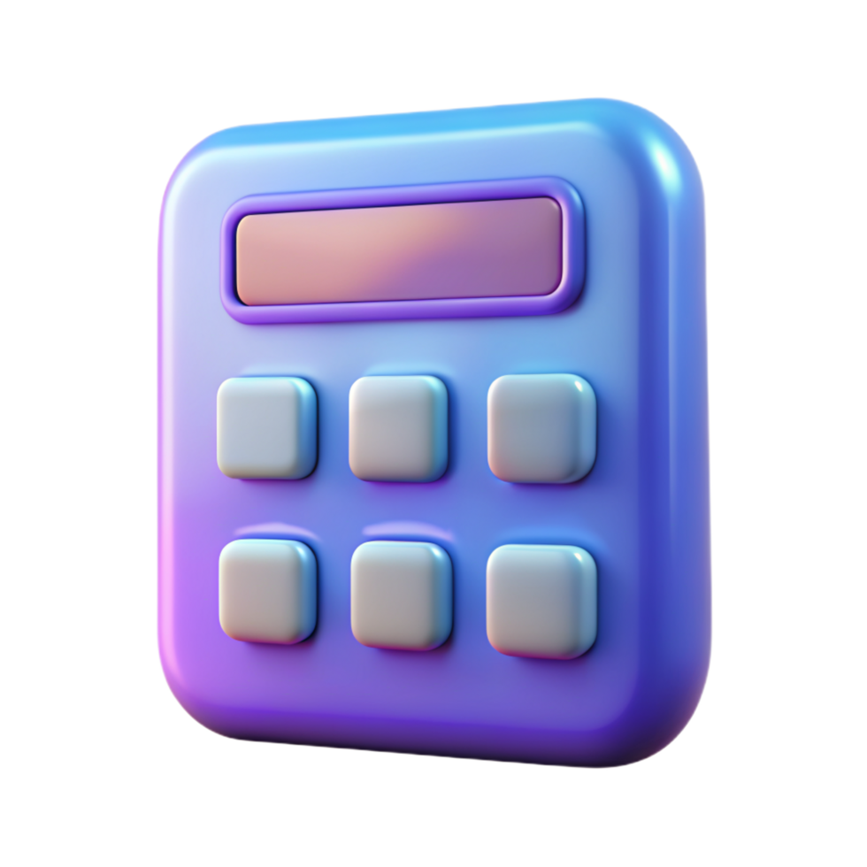 Calculator 3D calculator icon 3D calculator symbol 3D calculator image png
