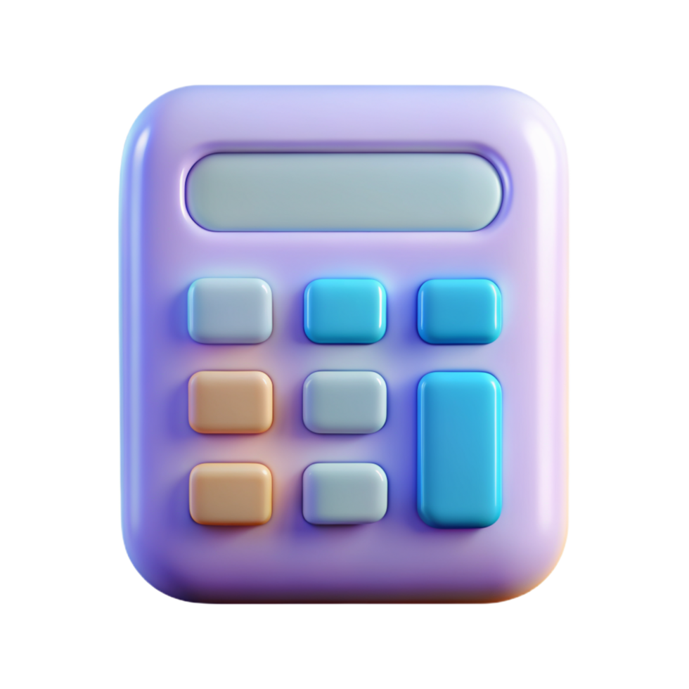 Calculator 3D calculator icon 3D calculator symbol 3D calculator image png