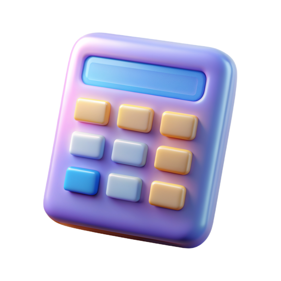 Calculator 3D calculator icon 3D calculator symbol 3D calculator image png
