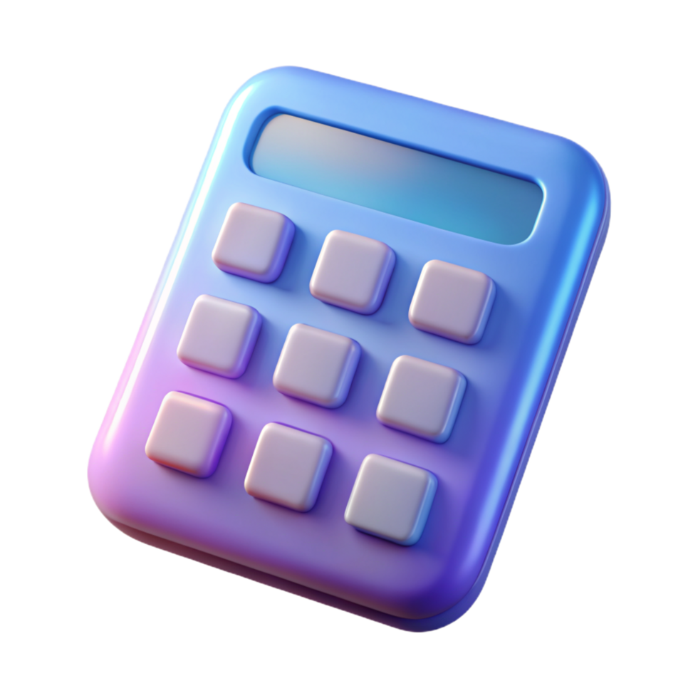 Calculator 3D calculator icon 3D calculator symbol 3D calculator image png