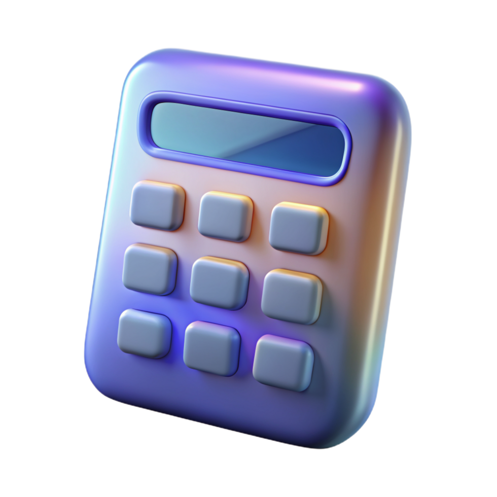 Calculator 3D calculator icon 3D calculator symbol 3D calculator image png