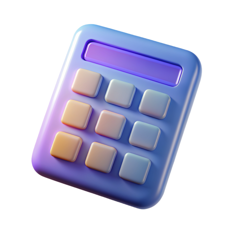 Calculator 3D calculator icon 3D calculator symbol 3D calculator image png