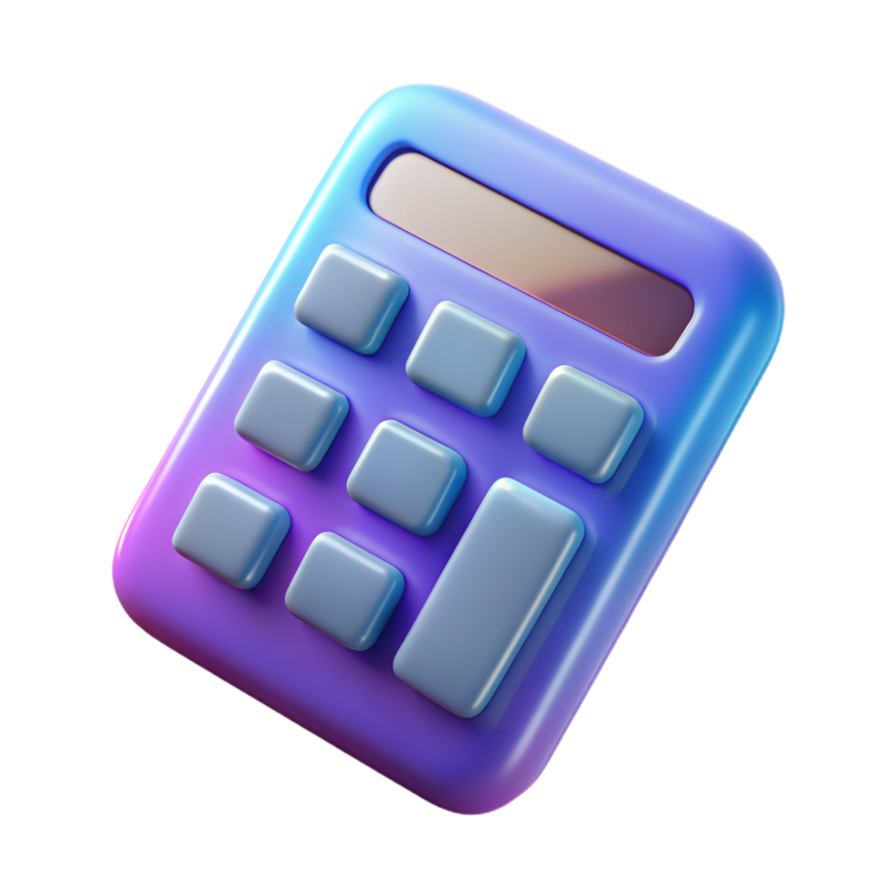 Calculator 3D calculator icon 3D calculator symbol 3D calculator image png