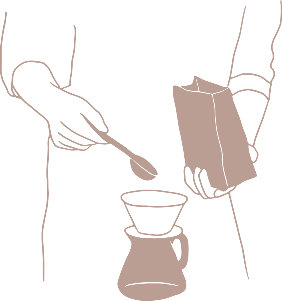 Minimal and simple Barista, coffee maker, coffee shop menu png