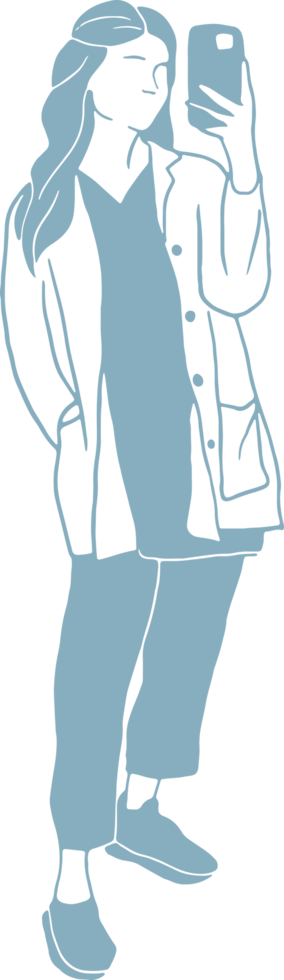 Minimal and simple Medical Doctor, Nurse hospital worker png