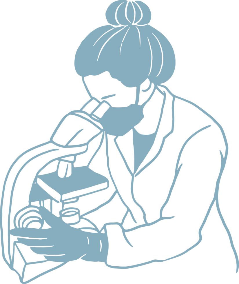 Minimal and simple scientist lab research chemistry png