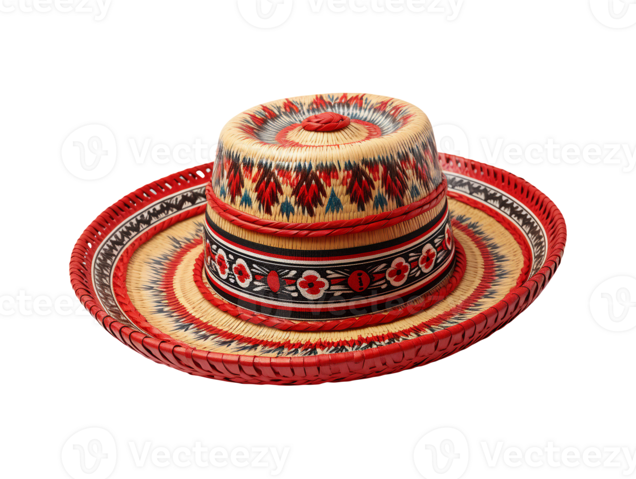 mexican sombrero hat isolated png