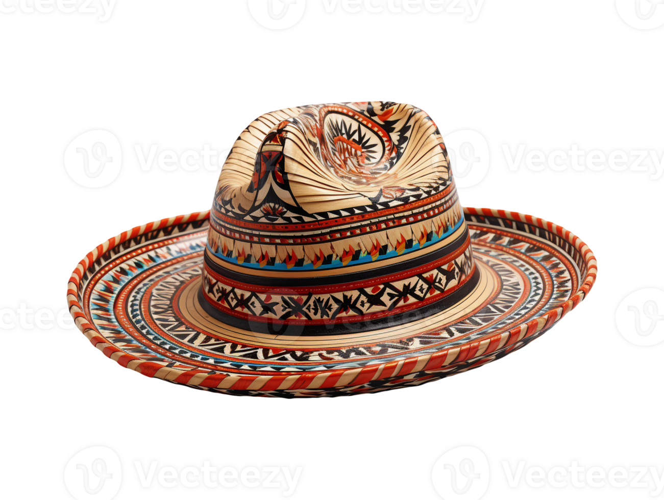 mexican sombrero hat isolated png