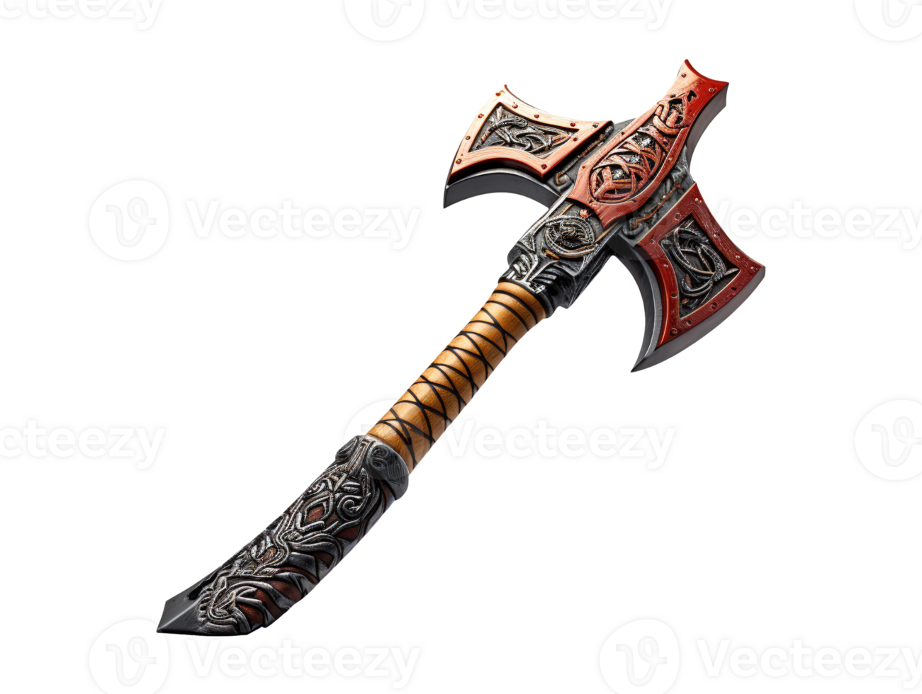 old axe isolated png